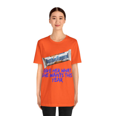 Unisex Jersey Short Sleeve Tee Butterfinger dirty shirt Adult humor Butterfinger shirt chocolate bar shirt candy shirt