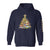 Unisex Heavy Blend Hooded Sweatshirt Xmas Tree with all the toons from Simpsons to Jack Skellington