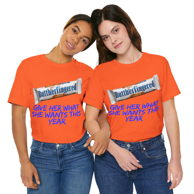 Unisex Jersey Short Sleeve Tee Butterfinger dirty shirt Adult humor Butterfinger shirt chocolate bar shirt candy shirt