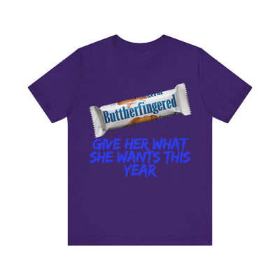Unisex Jersey Short Sleeve Tee Butterfinger dirty shirt Adult humor Butterfinger shirt chocolate bar shirt candy shirt