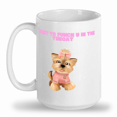 Punch you in the throat mug
