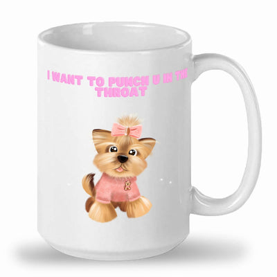 Punch you in the throat mug