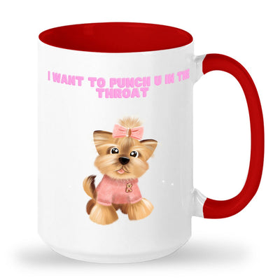 Punch you in the throat mug