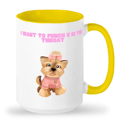 Punch you in the throat mug
