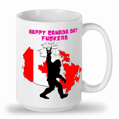Canada day bigfoot mug