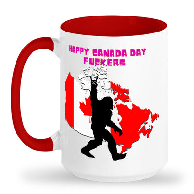 Canada day bigfoot mug
