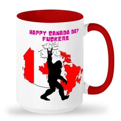 Canada day bigfoot mug