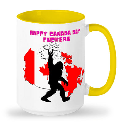 Canada day bigfoot mug