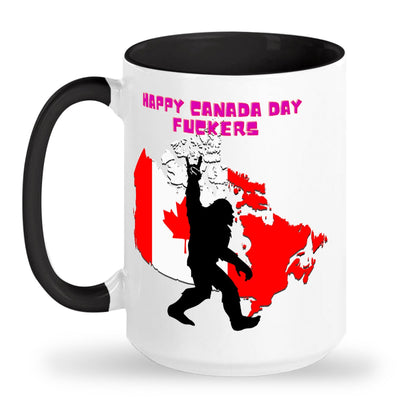 Canada day bigfoot mug
