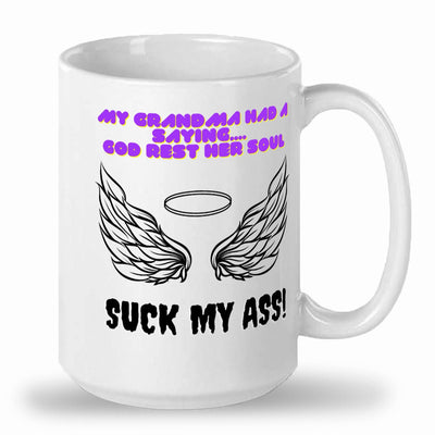 Suck my ass mug