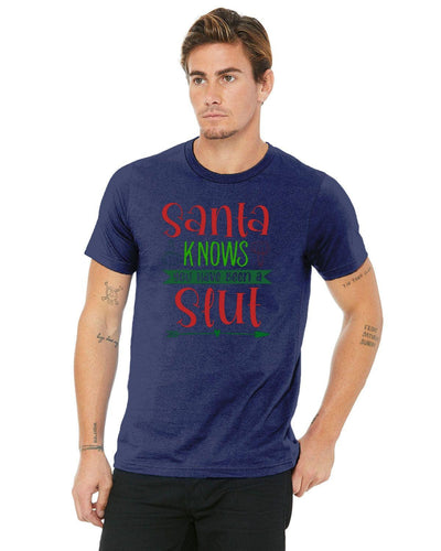 Santa slut tee shirt dirty slut Santa knows your a slut naked Santa bad Santa cunt dirty xmas cunt slut shirt about slut shaming slut