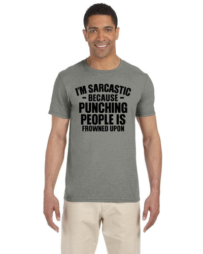 Im sarcastic because punching is bad
