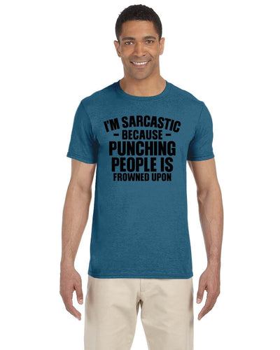 Im sarcastic because punching is bad