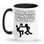 Talking when should be listening mug