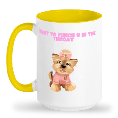 Punch you in the throat mug