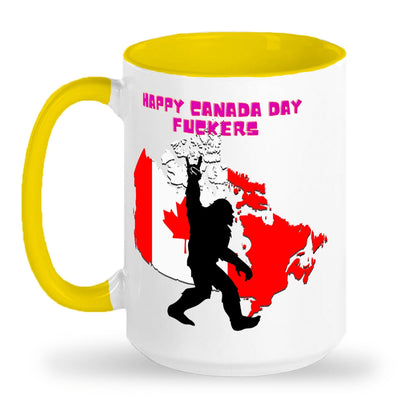Canada day bigfoot mug