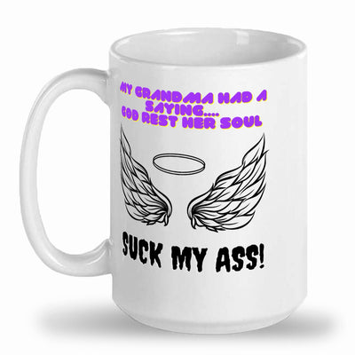 Suck my ass mug