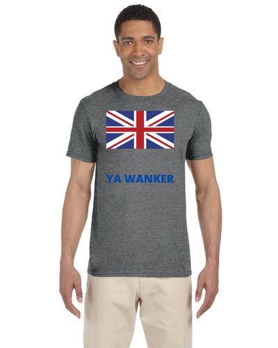 British humor shirt British word idiot UK Funny T Shirt GB Joke Gag T Shirt you are a wanker London England Shirt  Men's British Gift