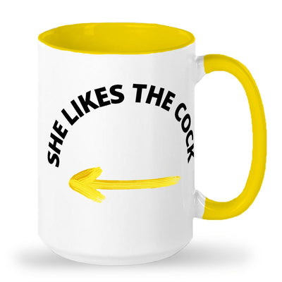 She likes the cock mug