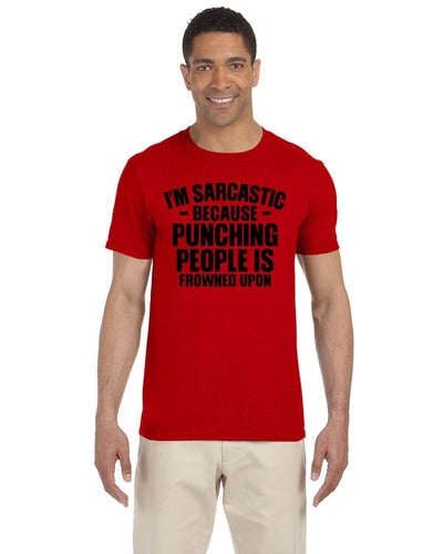 Im sarcastic because punching is bad