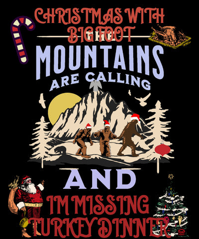 Bigfoot Xmas shirt camping with Bigfoot Christmas with Bigfoot outdoors with Bigfoot Christmas gift Christmas present friend gift