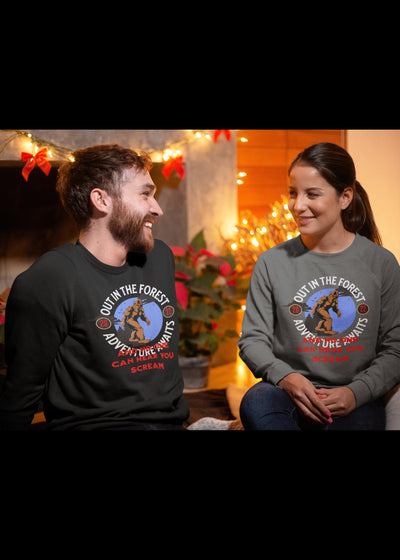Bigfoot Xmas sweatshirt great gift for Christmas hunting Bigfoot Santa bigfoot sweatshirt adult Bigfoot Christmas Shirt man gift