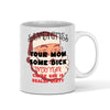 Bad Santa dirty Santa Xmas mug giving dick as presents to bad moms all over the world Santa dick for all slut mug