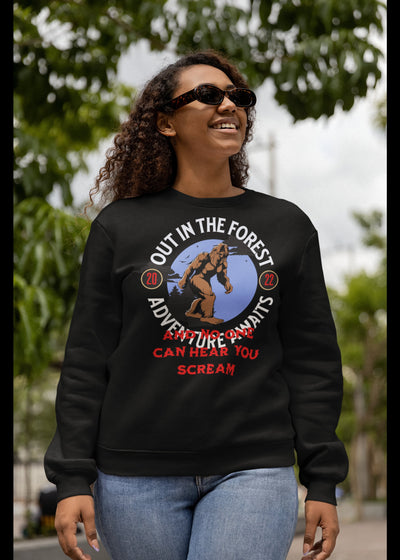 Bigfoot Xmas sweatshirt great gift for Christmas hunting Bigfoot Santa bigfoot sweatshirt adult Bigfoot Christmas Shirt man gift