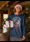 Bigfoot Xmas sweatshirt great gift for Christmas hunting Bigfoot Santa bigfoot sweatshirt adult Bigfoot Christmas Shirt man gift