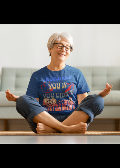 Unisex puke shirt that tells your loved ones that if they puke no kisses on funny shirt that's a great puke shirt gift for a friend