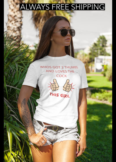 Adult humor shirt loves the cock T-shirt dick shirt cock sucking shirt will be a party shirt fav as you rock in this cock sucking shirt