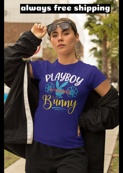 Bella + Canvas Unisex Jersey T-Shirt | 3001C playboy bunny in training playboy bunny adult humor funny adult humor sexy adult humor