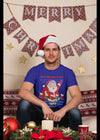 Bella + Canvas Unisex Jersey T-Shirt | 3001C Santa Claus wants Mrs Claus to do the dishes in adult humor bad Santa dirty adult humor