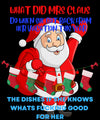 Bella + Canvas Unisex Jersey T-Shirt | 3001C Santa Claus wants Mrs Claus to do the dishes in adult humor bad Santa dirty adult humor