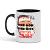 Bad Santa dirty Santa Xmas mug giving dick as presents to bad moms all over the world Santa dick for all slut mug