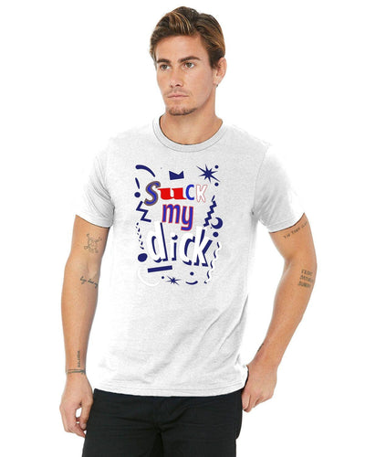 Bella + Canvas Unisex Jersey T-Shirt that tells all to suck my dick dick sucker cock swallow eat dick love the cock