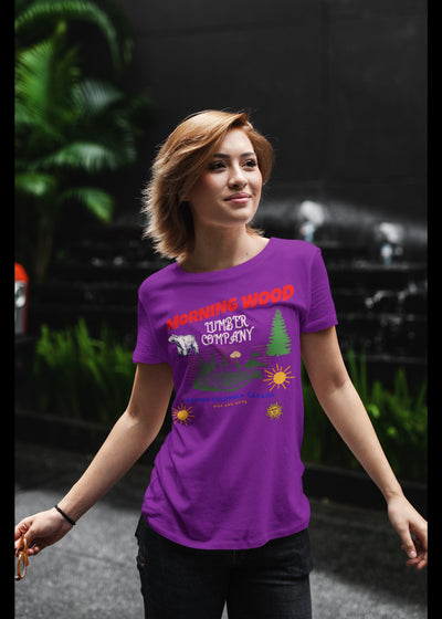 Bella + Canvas Unisex Jersey T-Shirt | 3001C Morning erection hard cock morning woody huge morning dick adult humor