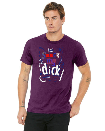 Bella + Canvas Unisex Jersey T-Shirt that tells all to suck my dick dick sucker cock swallow eat dick love the cock