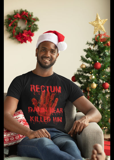 Bella + Canvas Unisex Jersey T-Shirt | 3001C Adult humor rectum shirt party shirt adult humor shirt bloody rectum shirt  adult humor