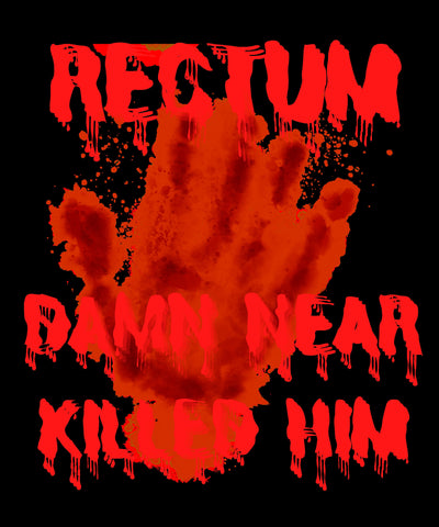 Bella + Canvas Unisex Jersey T-Shirt | 3001C Adult humor rectum shirt party shirt adult humor shirt bloody rectum shirt  adult humor