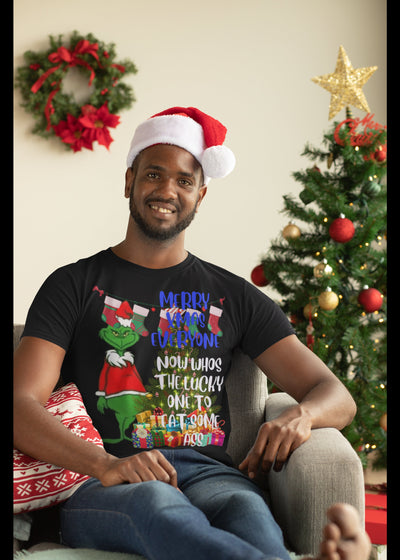 Bella + Canvas Unisex Jersey T-Shirt | 3001C adult humor Grinch asking about eating ass sucking ass eat my ass merry Xmas ass adult humor