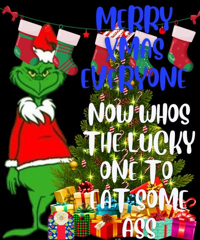 Bella + Canvas Unisex Jersey T-Shirt | 3001C adult humor Grinch asking about eating ass sucking ass eat my ass merry Xmas ass adult humor