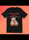Bella + Canvas Unisex Jersey T-Shirt | 3001C Santa has a hanging ball sack merry Christmas ball sack saggy balls adult humor