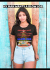 Bella + Canvas Unisex Jersey T-Shirt | 3001C adult humor blow job Christmas shirt blow job for Christmas Xmas list with adult humor