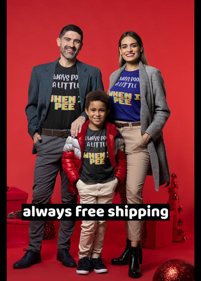 Bella + Canvas Unisex Jersey T-Shirt | 3001C Adult humor poop shirt funny poop shirt I always poop when i pee shirt great Xmas gift