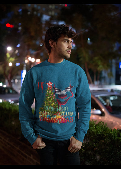 Champion 12 oz./lin. yd. Double Dry Eco Crew | S600 IT's Xmas time sweatshirt just in time for a bloody Christmas adult humor