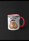 Standard size glossy ceramic mug adult humor mug adult humor Christmas mug adult humor teabaggin mug adult humor Xmas mug
