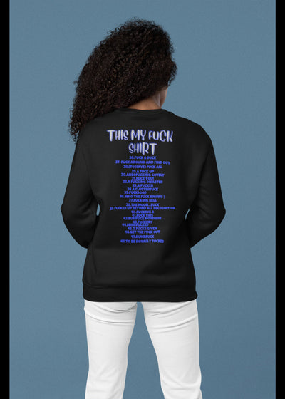 Champion 12 oz./lin. yd. Double Dry Eco Crew | S600 adult humor sweatshirt fuck shirt with over 40 fuck saying on it that's adult humor