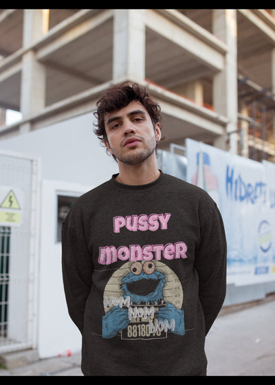 Champion 12 oz./lin. yd. Double Dry Eco Crew | S600 Pussy monster sweatshirt cookie monster sesame st cookie monster