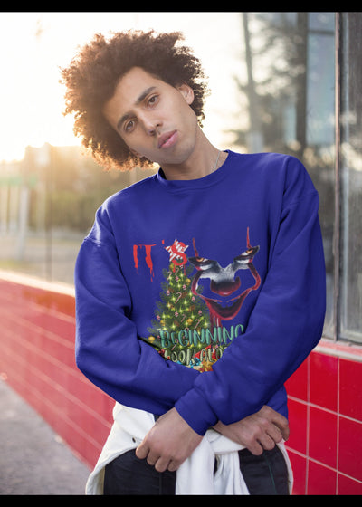 Champion 12 oz./lin. yd. Double Dry Eco Crew | S600 IT's Xmas time sweatshirt just in time for a bloody Christmas adult humor